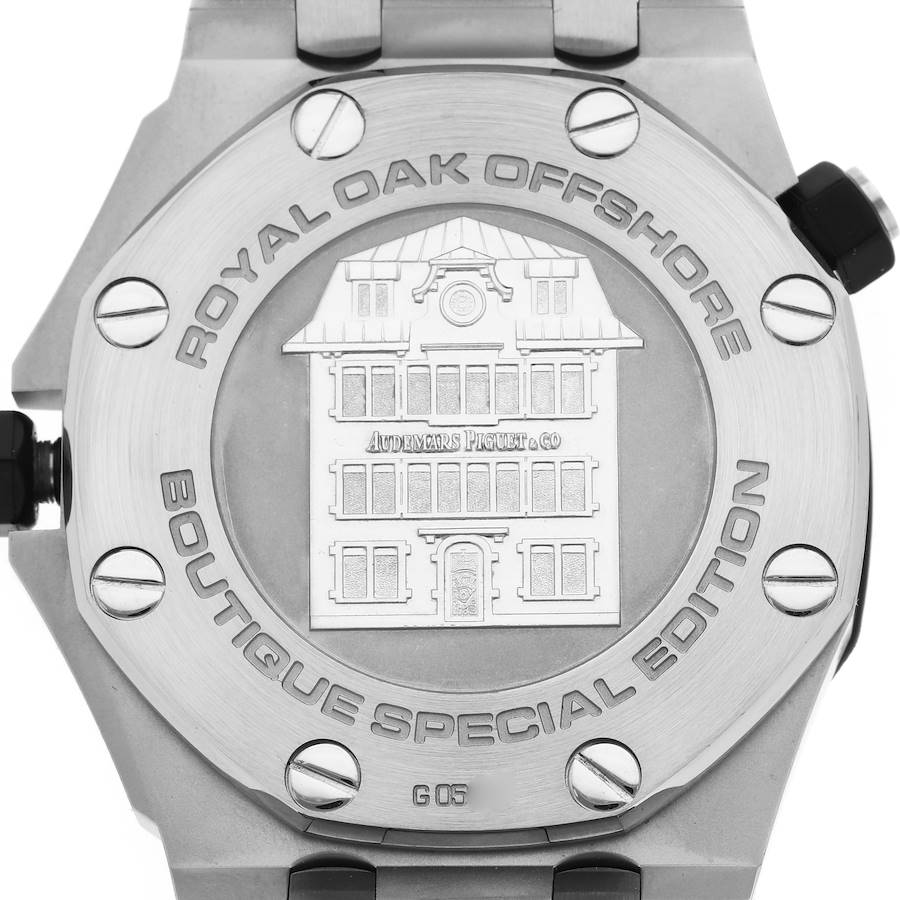 Audemars Piguet Royal Oak Offshore Boutique Edition Steel Mens Watch 15701ST