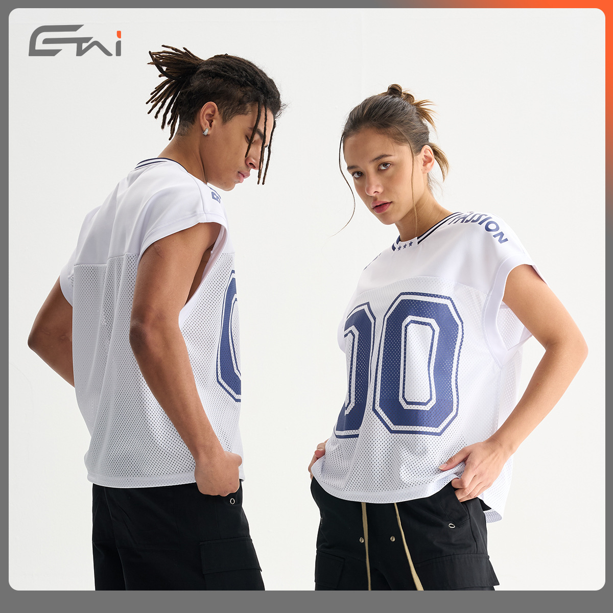 Athletic-Casual Sleeveless Jersey T-Shirt