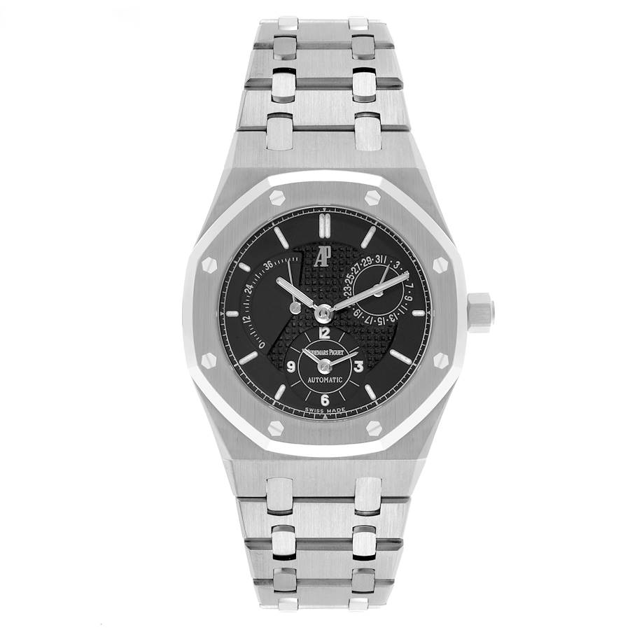 Audemars Piguet Royal Oak Dual Time Power Reserve Steel Watch 25730ST