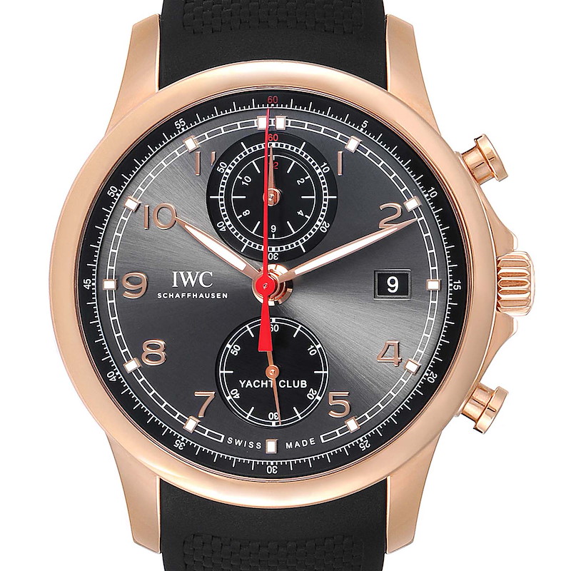 IWC Portuguese Yacht Club Rose Gold Chronograph Watch IW390209