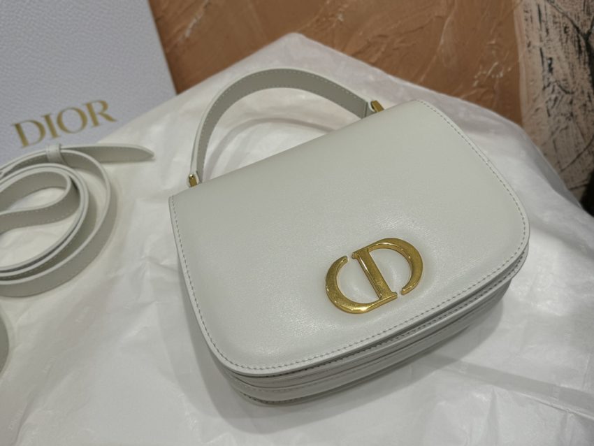 Replica Dior 30 Montaigne Avenue Top Handle White