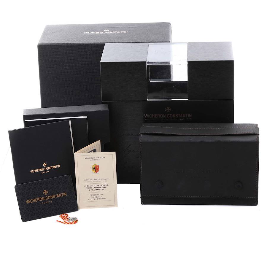 Vacheron Constantin Patrimony 36mm Rose Gold Mens Watch 4100U