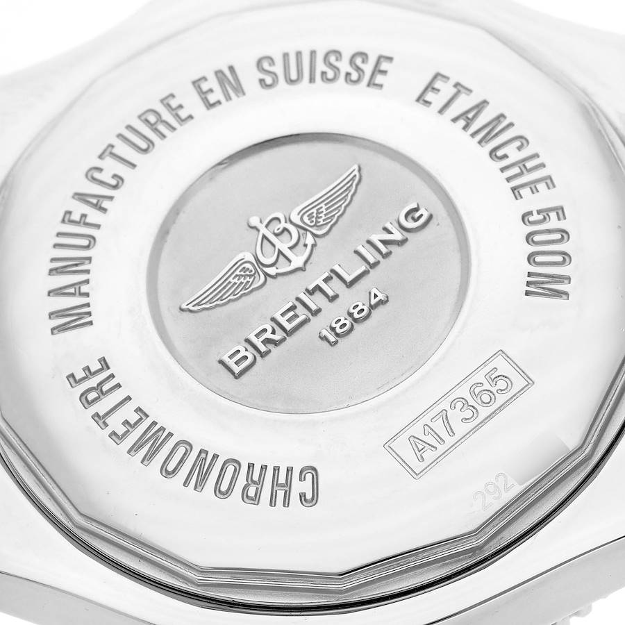 Breitling Superocean II Black Dial Steel Mens Watch A17365