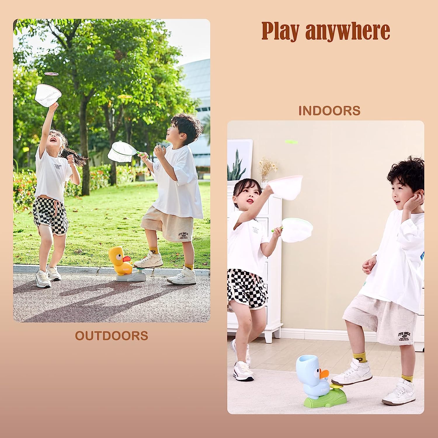 Flying Discs Launcher Toys