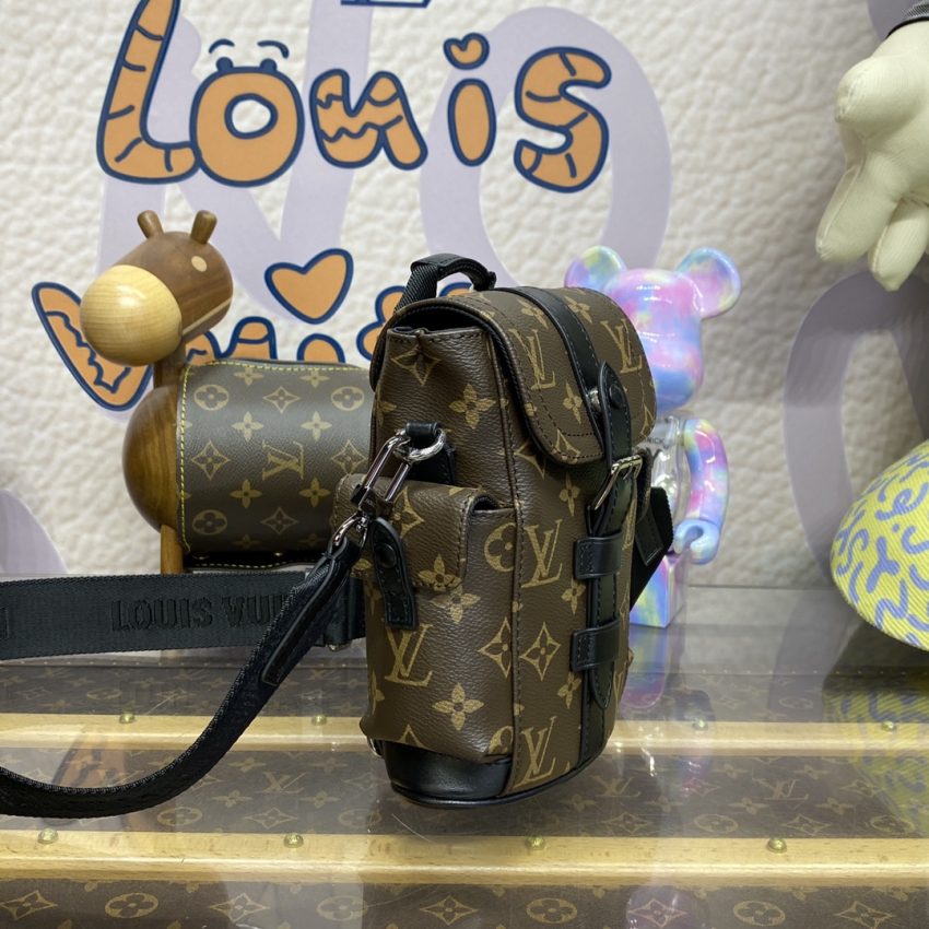 Replica Louis Vuitton Nano Christopher Backpack Brown