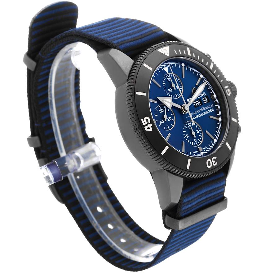 Breitling SuperOcean Heritage Chronograph DLC Steel Mens Watch M13313