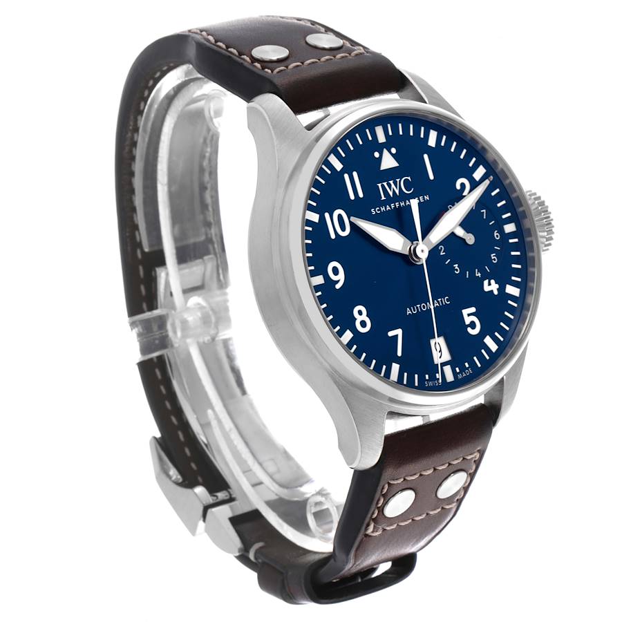 IWC Pilot Le Petit Prince Big Pilots Blue Dial Steel Watch IW501002