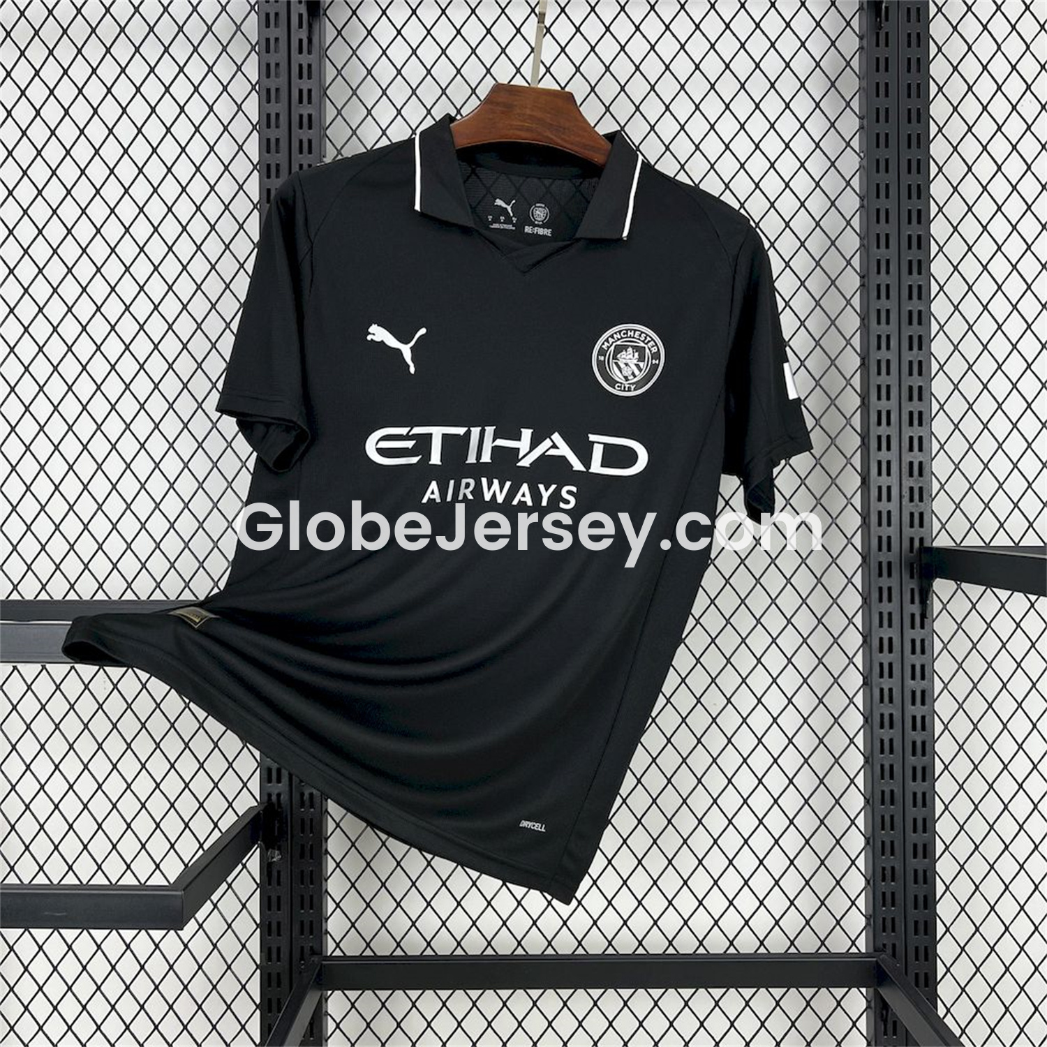 Manchester City 25-26 Away Black Jersey - Fans Version