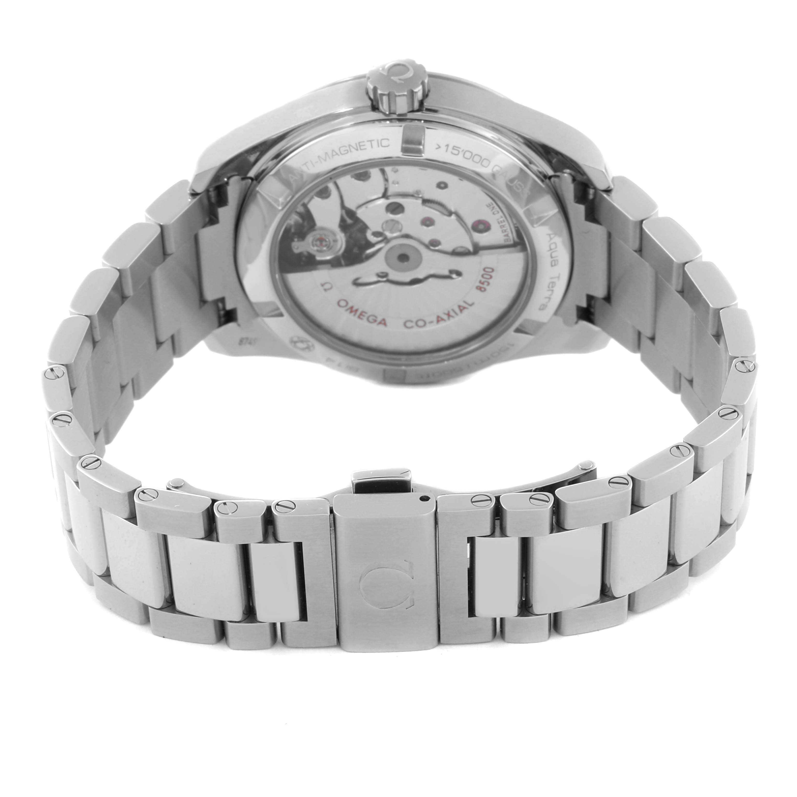 Omega Aqua Terra Mother of Pearl Diamond Steel Ladies Watch 38.0 MM 231.15.39.21.55.001