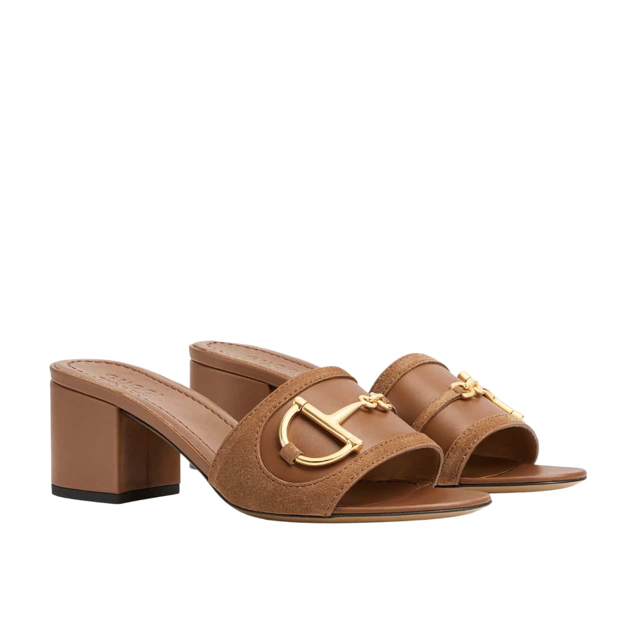 Gucci Women’s Slide Sandal With Horsebit Light Brown ‎834421 Aaexm 2718