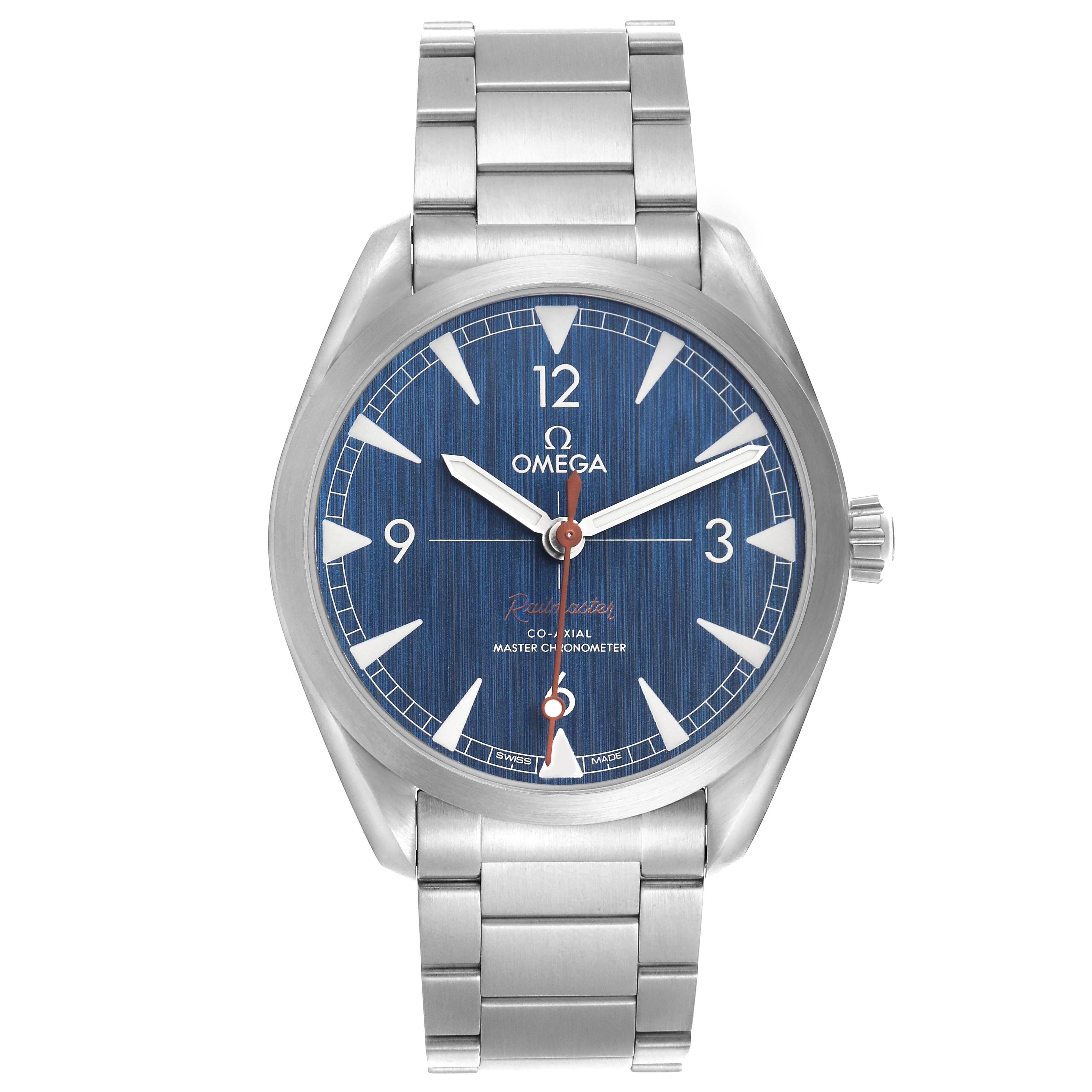 Omega Seamaster Railmaster Steel Mens Watch 40.0 MM 220.10.40.20.03.001
