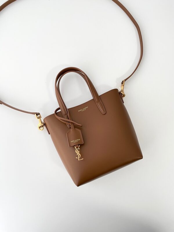 Replica YSL Tote Small Brown