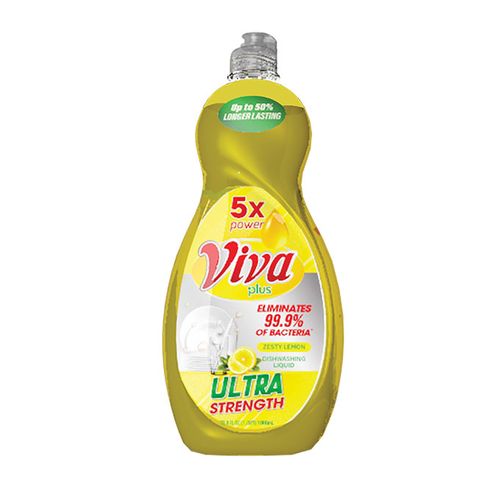 VIVA Plus Dishwashing Liquid Lemon - 1000ml