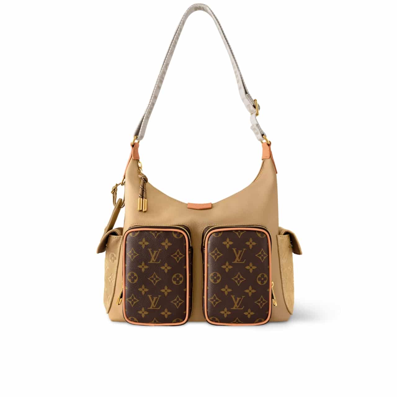 Louis Vuitton Hobo Cargo Beige 31Cm M12697