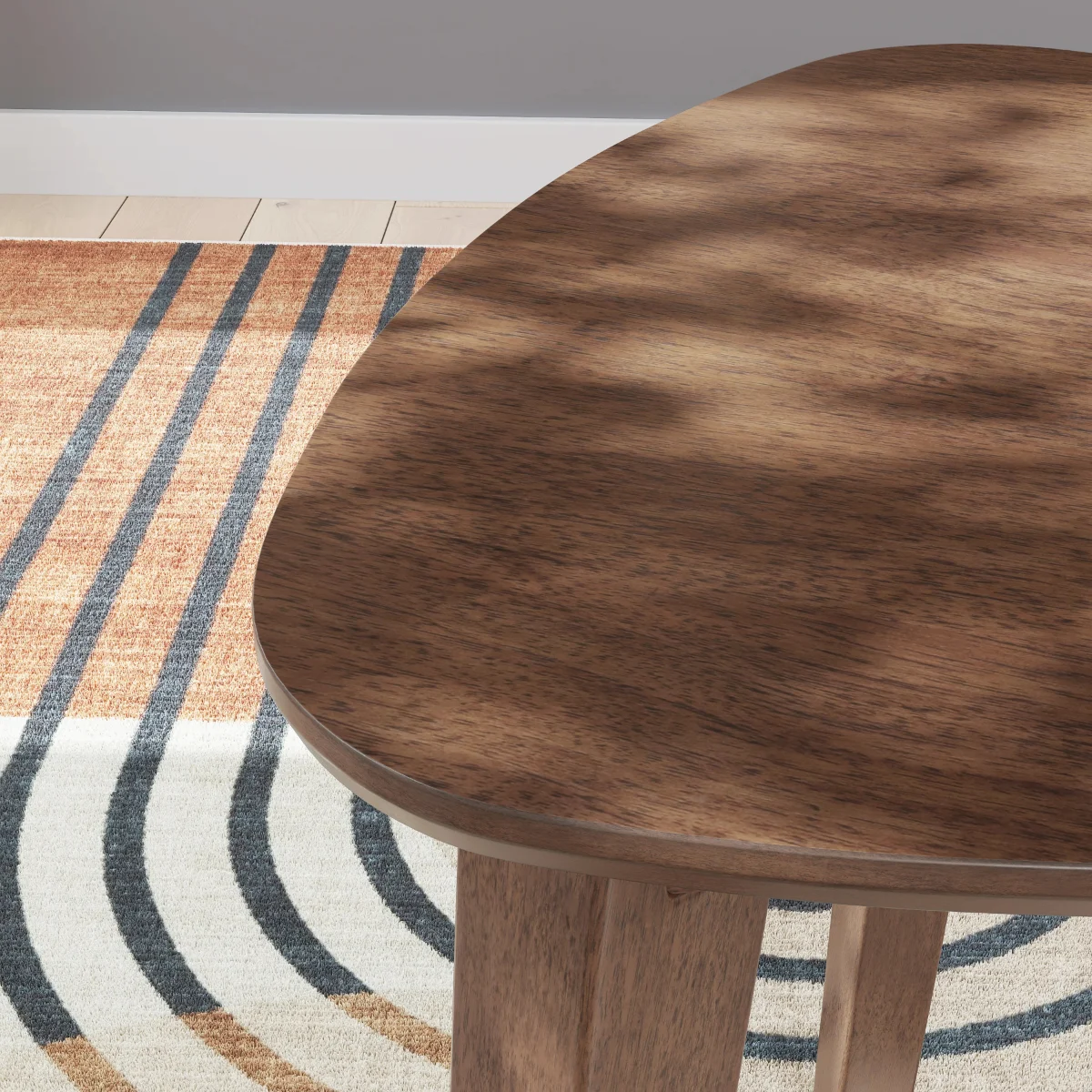 Mid-Century Modern Brown Occasional Table Set
