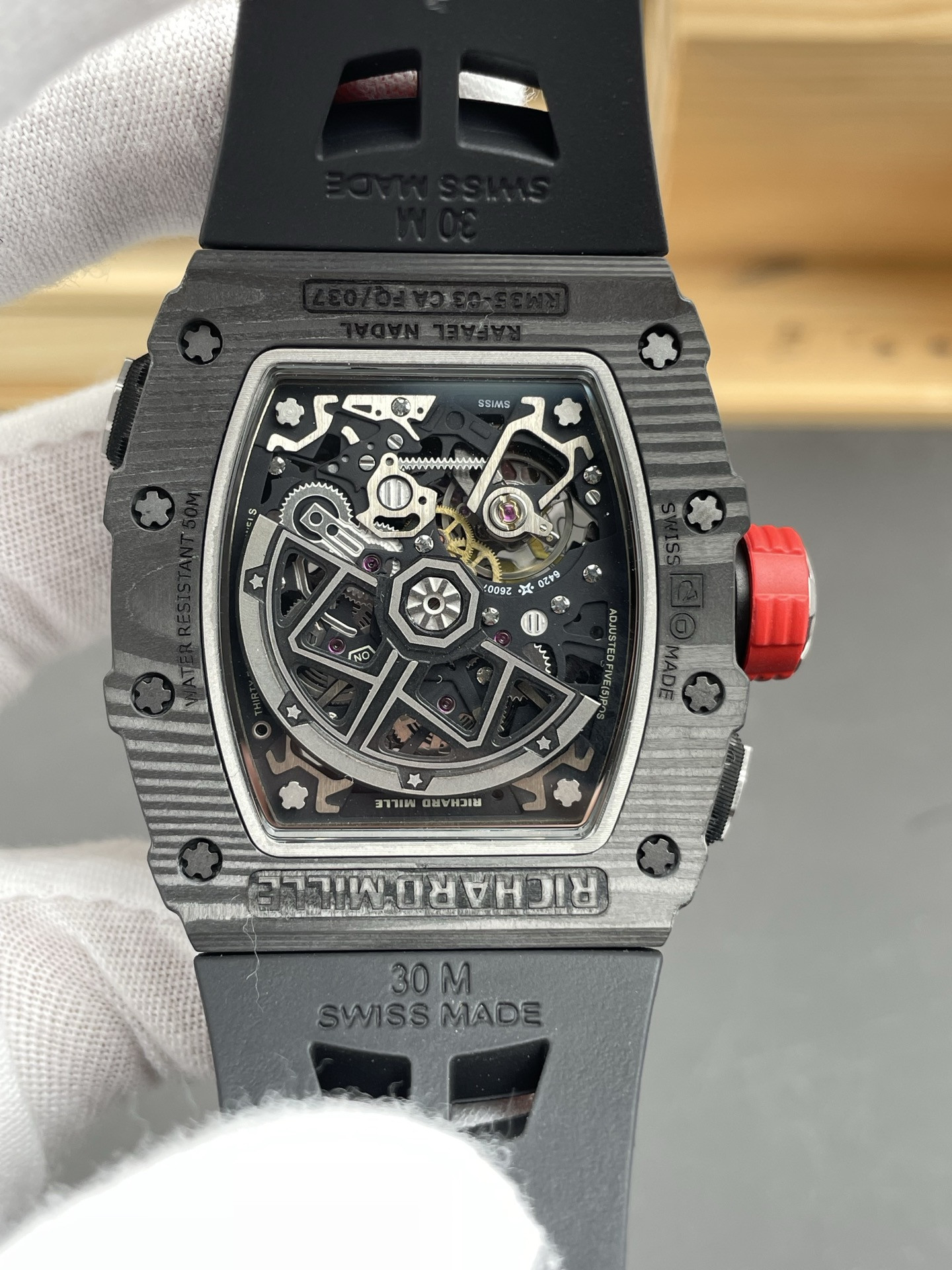 RM35-03 Carbon Fiber Black
