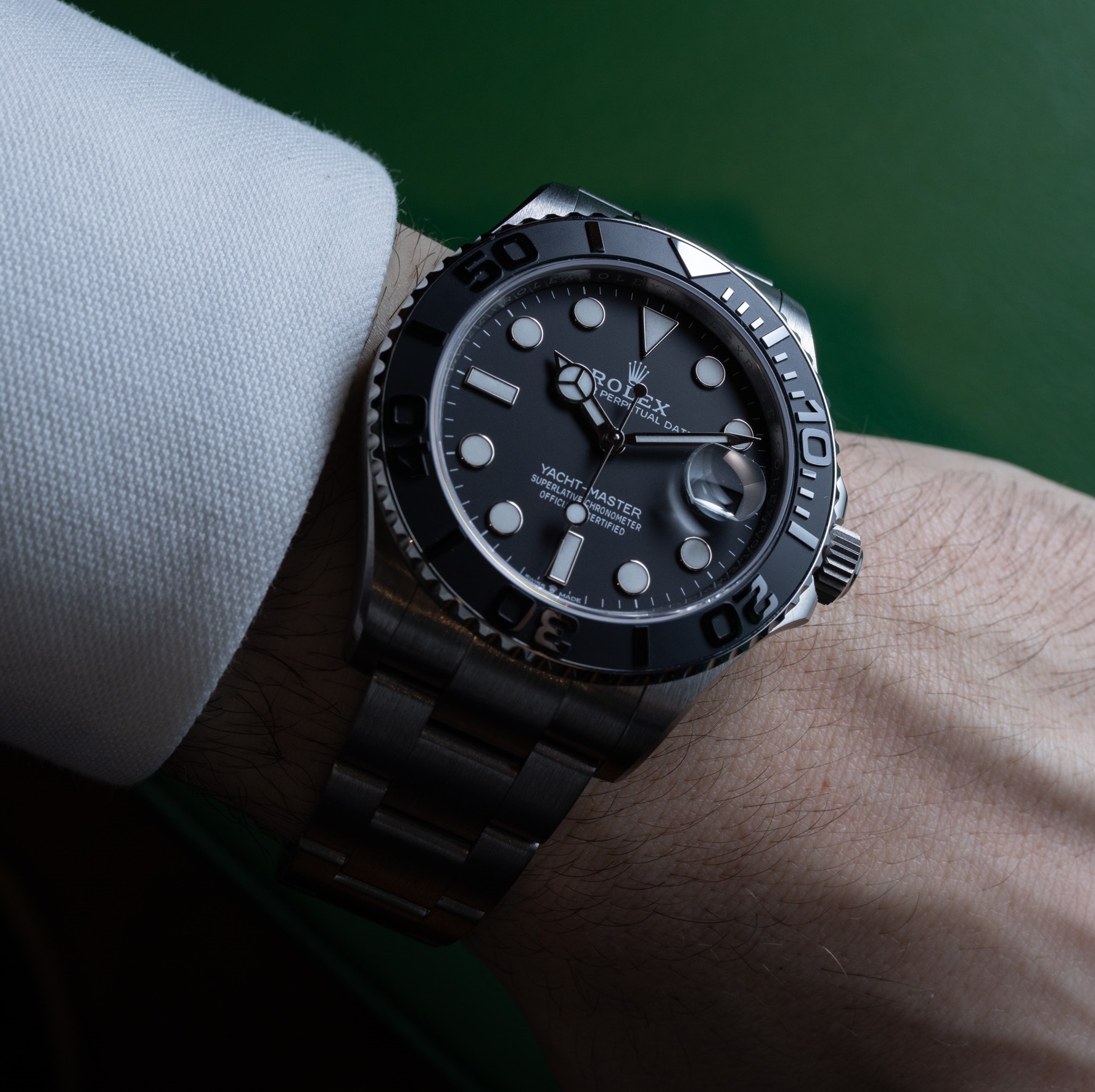 2023 Newest Rolex Yacht-Master 42 Black Dial RLX Titanium Men's Watch 226627-0001