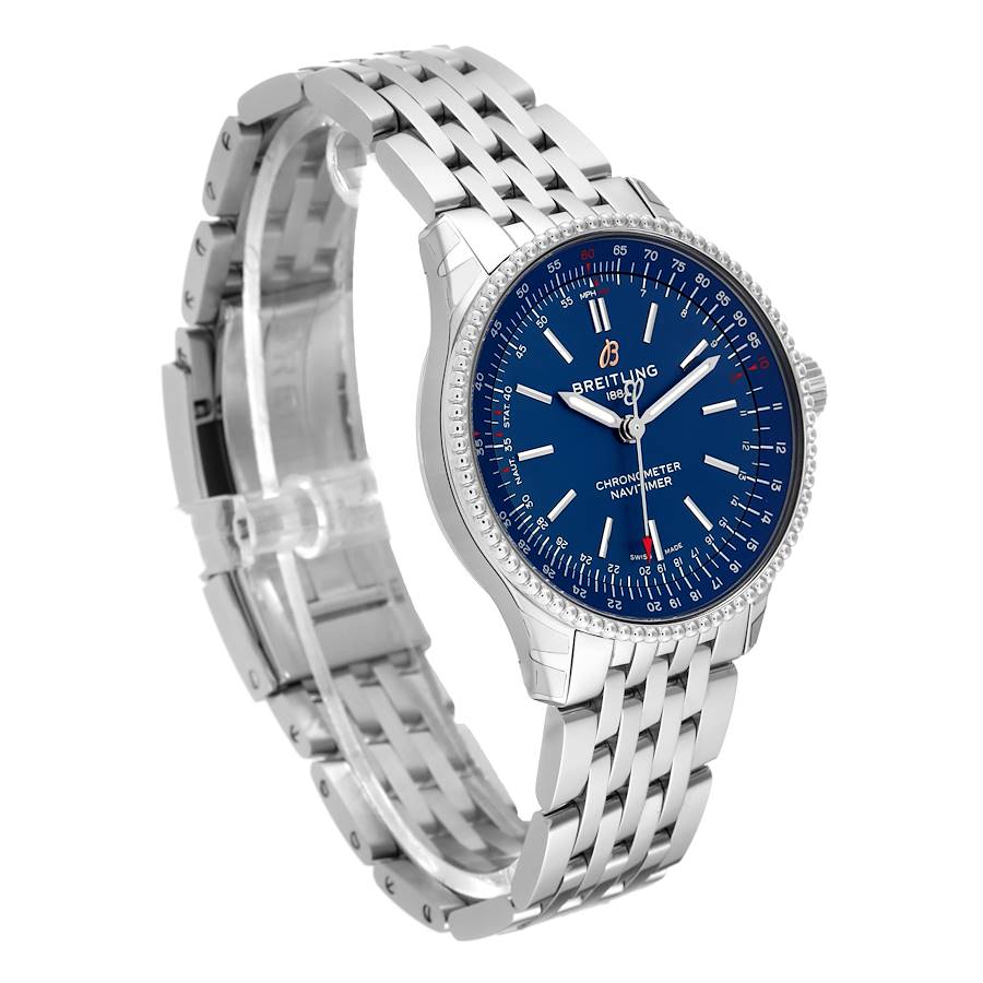 Breitling Navitimer Automatic 35 Blue Dial Steel Midsize Watch A17395