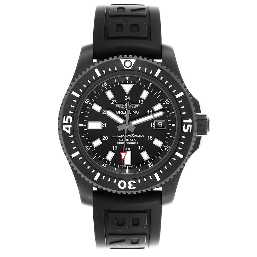 Breitling Superocean 44 Black DLC Steel Mens Watch M17393
