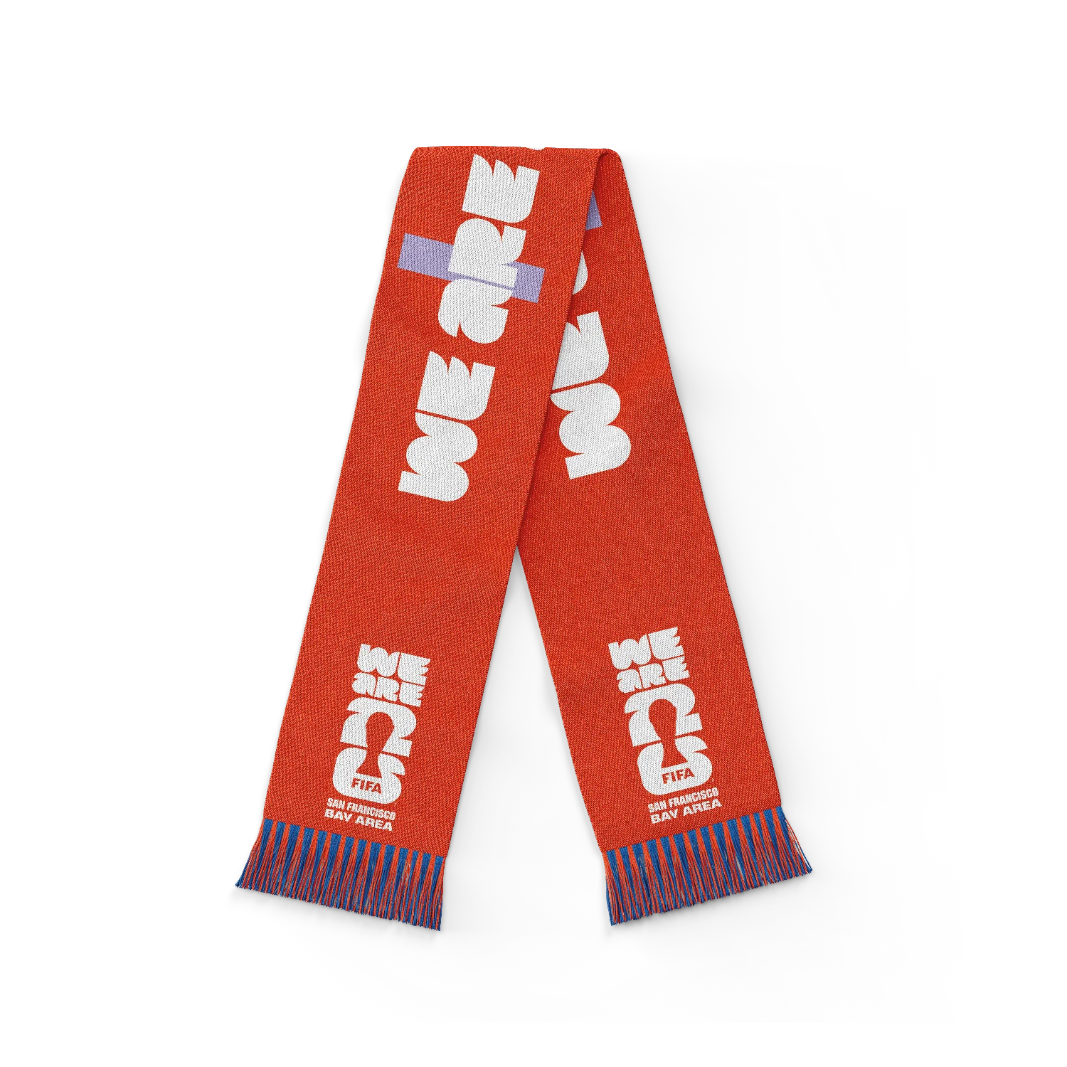 2026 World Cup Host City San Francisco Bay Area Scarf