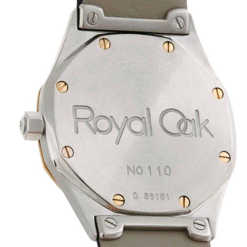 Audemars Piguet Royal Oak Cuir Steel 18K Yellow Gold Mens Watch 14800