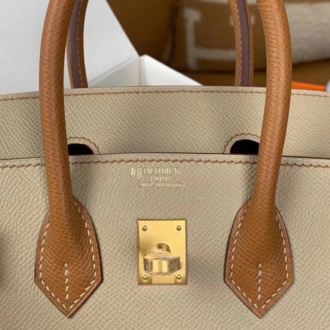 Replica Hermès Birkin Trench Brown Frosted