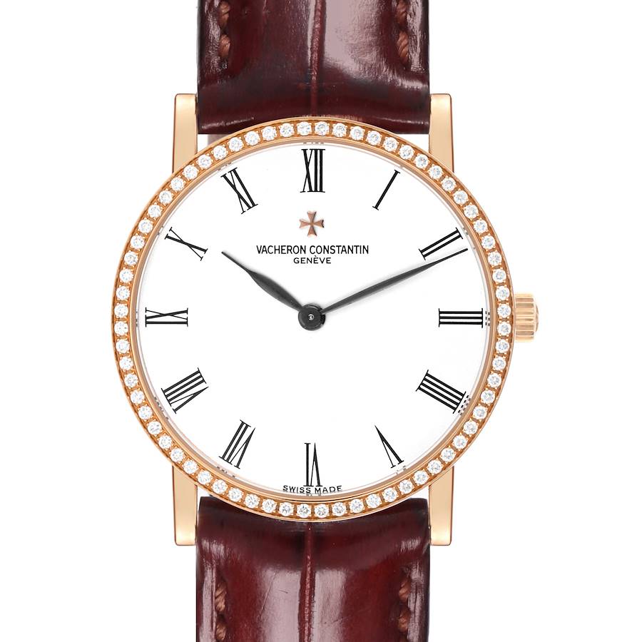 Vacheron Constantin Patrimony 31mm Rose Gold Ladies Watch 33593
