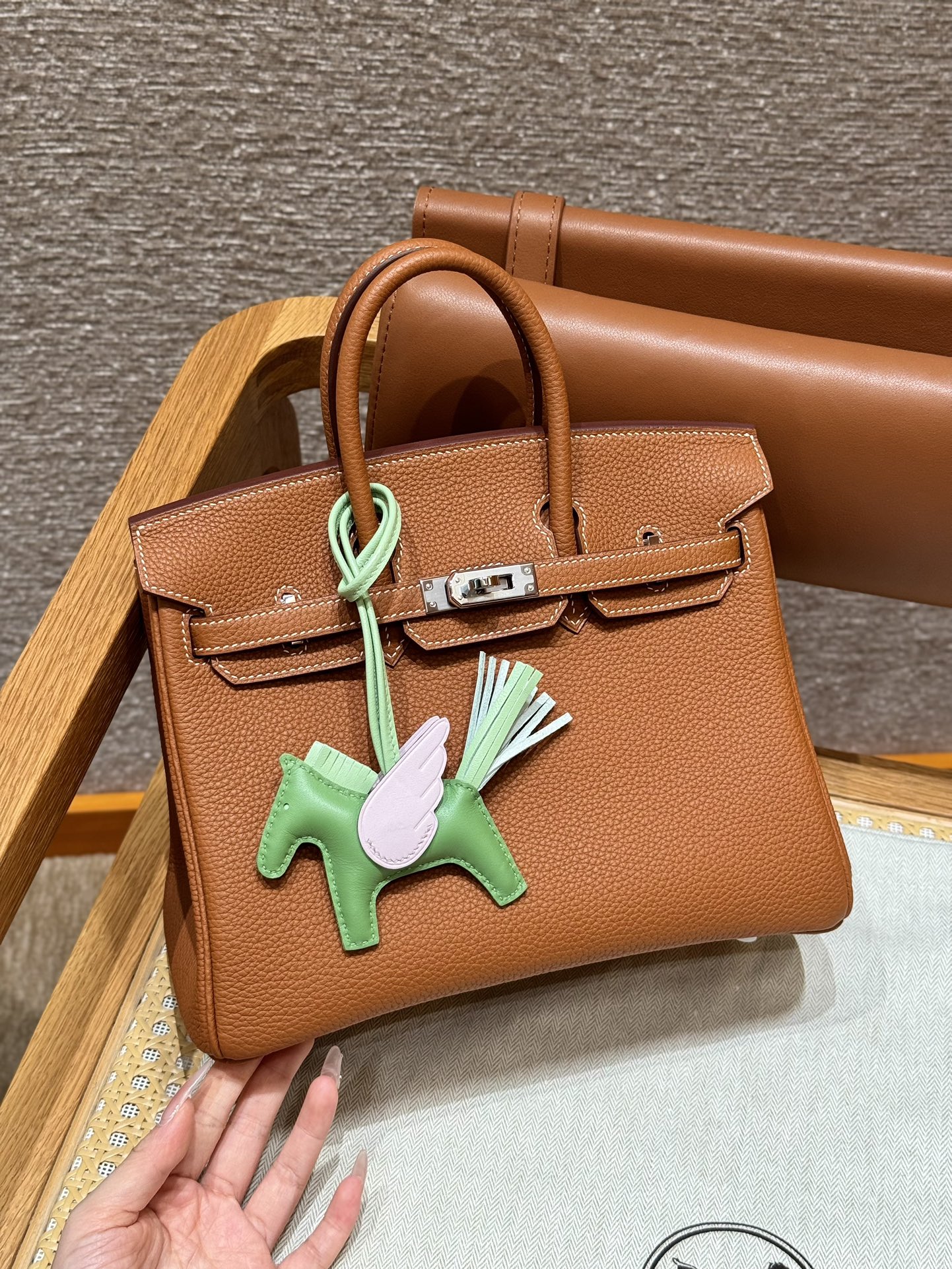 Replica Hermès Birkin Brown Gold Togo