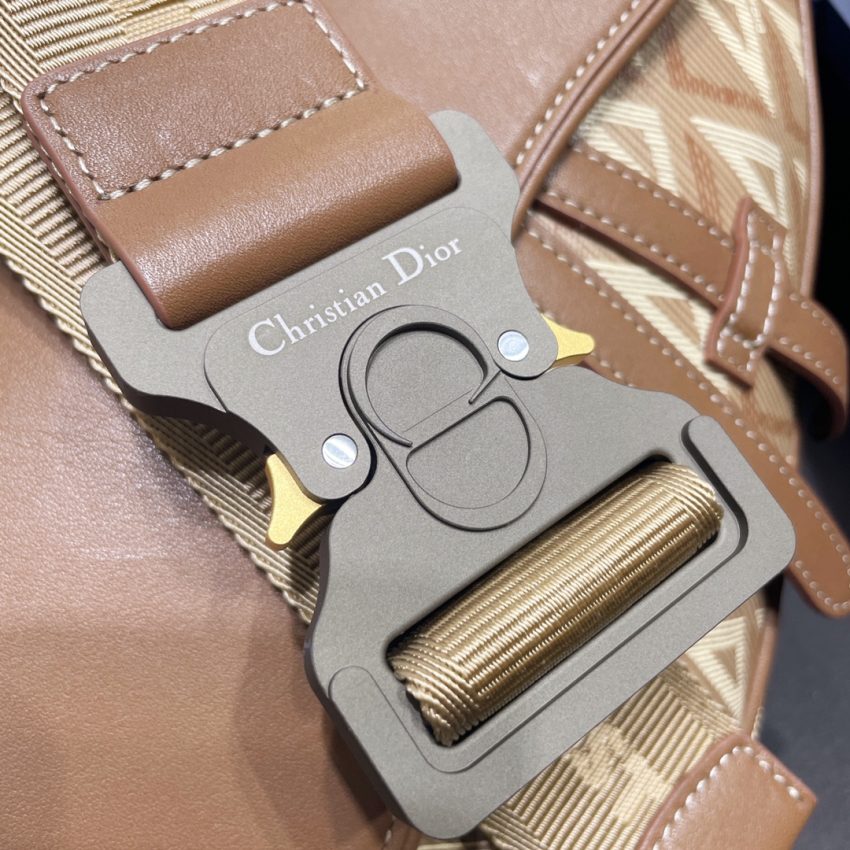 Replica Dior Saddle Bag Brown Triangle