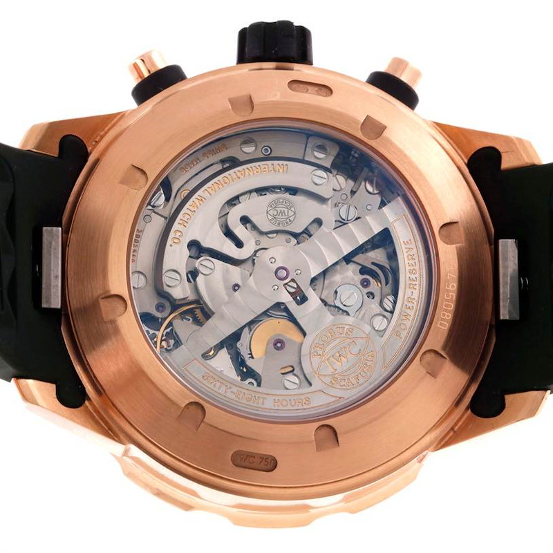 IWC Aquatimer Chronograph 44mm 18K Rose Gold Watch IW376903