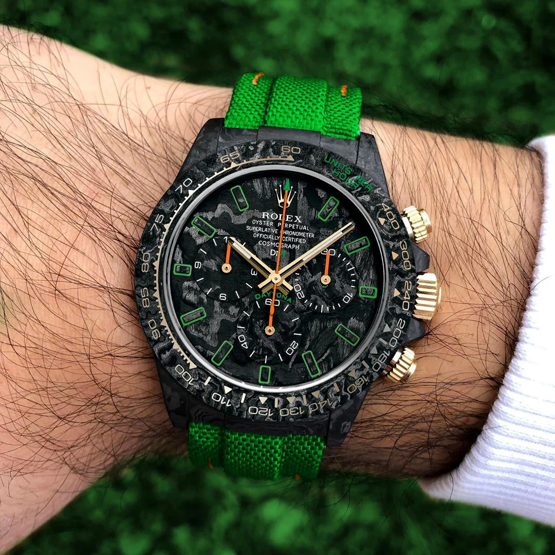 DiW Rolex Daytona &ldquo;ALL CARBON LIME"