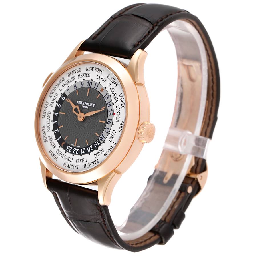 Patek Philippe World Time Complications Rose Gold Mens Watch 5230