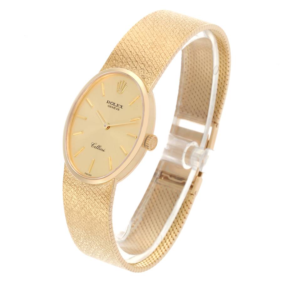 Rolex Cellini Yellow Gold Vintage Ladies Watch 4307