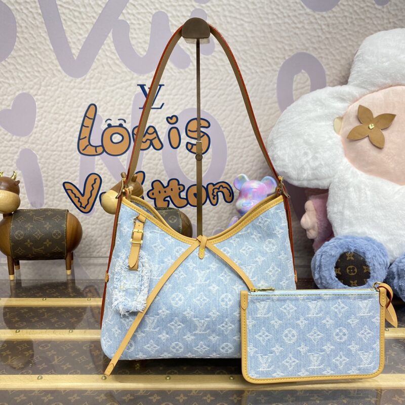 Replica Louis Vuitton Carry All PM Light Denim