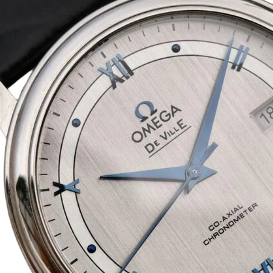 Omega De Ville 424.13.40.20.02.003 Super Clone Silver Dial Watch