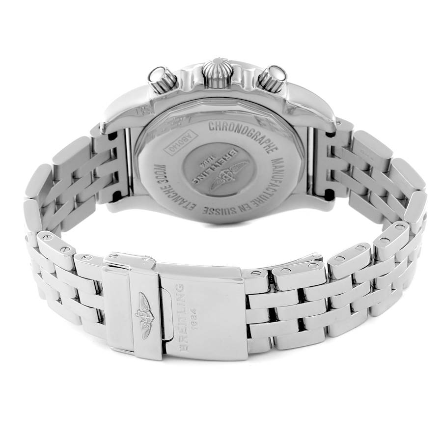Breitling Chronomat Evolution 41 Black Dial Steel Mens Watch AB0140