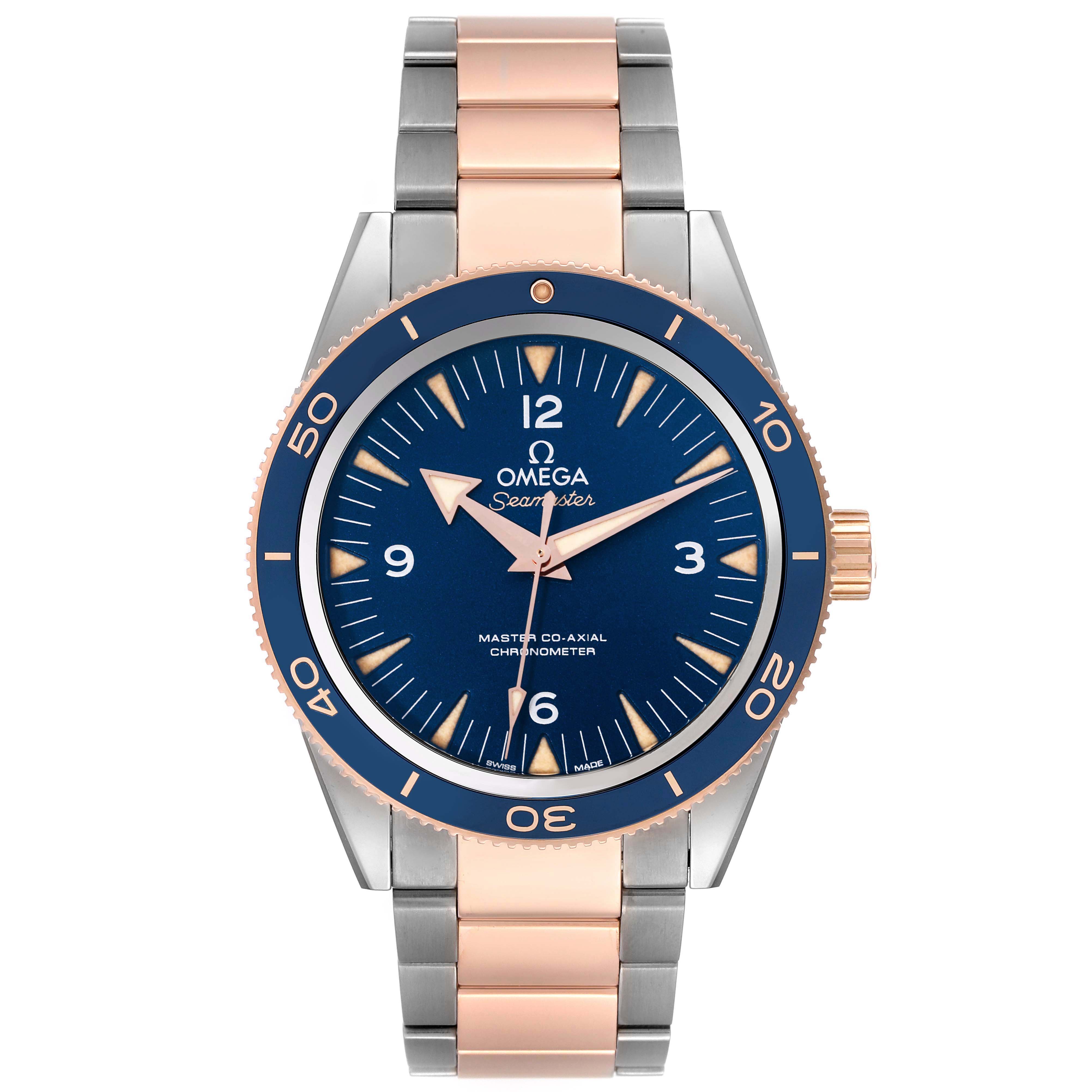 Omega Seamaster 300 Titanium Rose Gold Mens Watch 41.0 MM 233.60.41.21.03.001