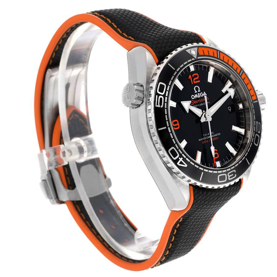 Omega Planet Ocean Black Orange Bezel Watch 215.32.44.21.01.001
