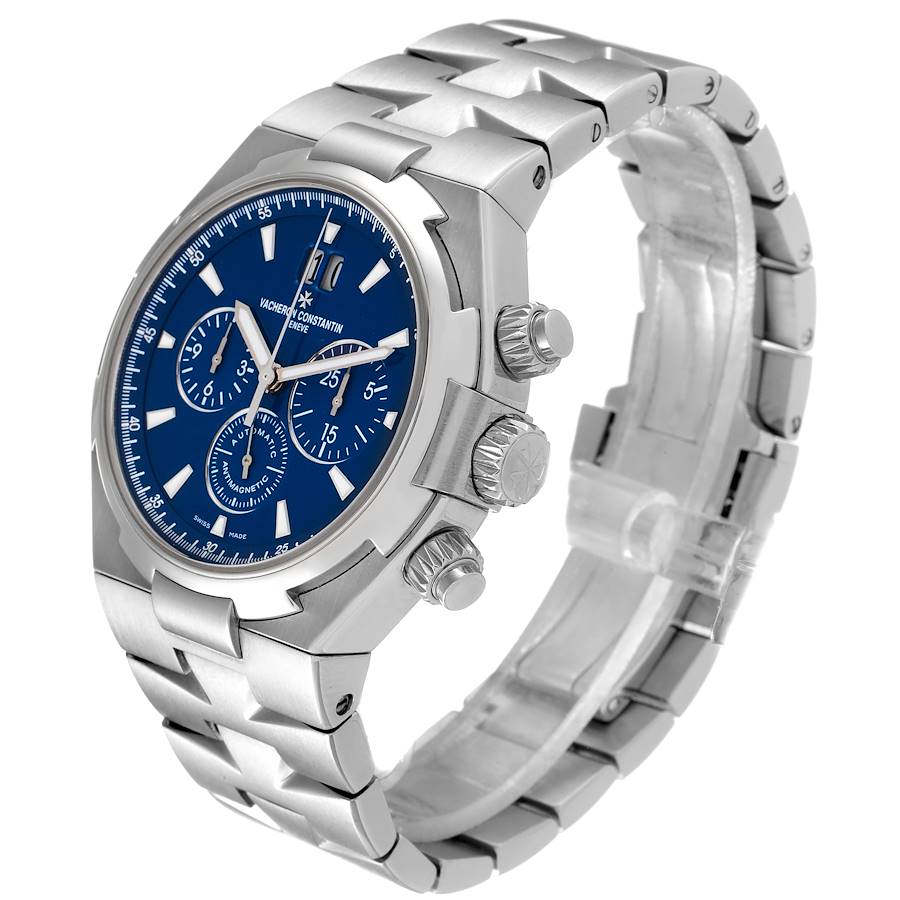 Vacheron Constantin Overseas Chronograph Blue Dial Mens Watch 49150