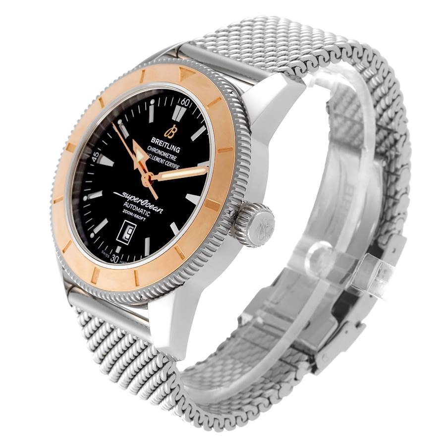 Breitling Superocean Heritage 46mm Steel Rose Gold Mens Watch U17320