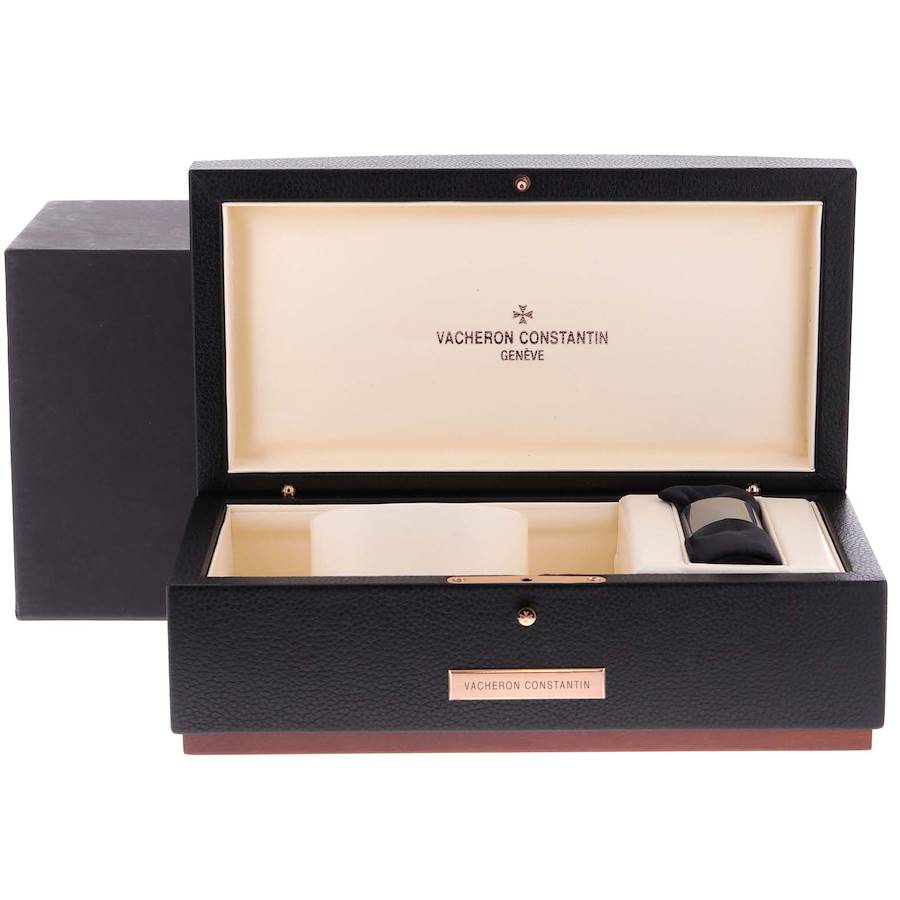 Vacheron Constantin Quai De L'ile Day Date Power Reserve Rose Gold Mens Watch 85050