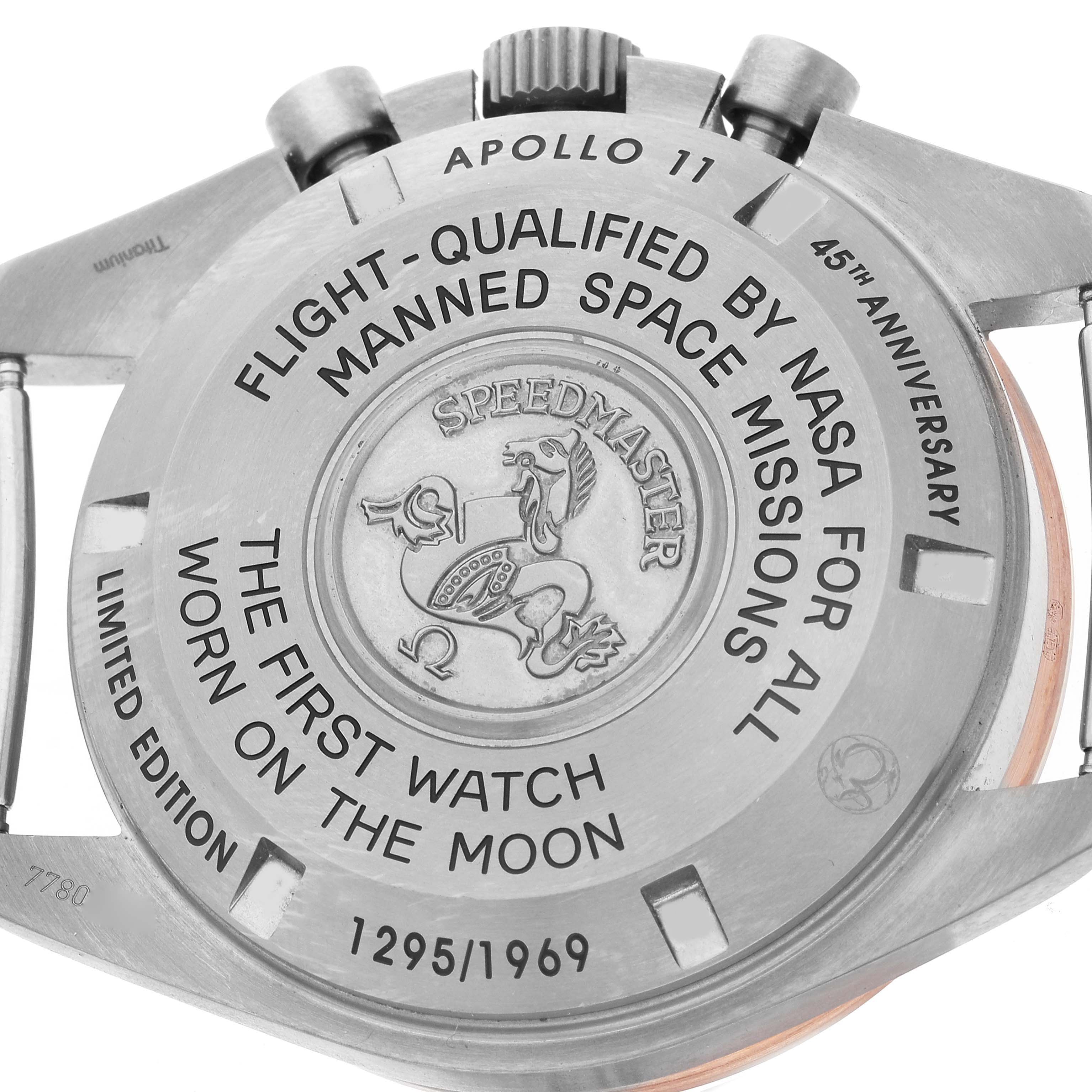 Omega Speedmaster Apollo 11 Titanium Limited Edition Mens Moonwatch 42.0 MM 311.62.42.30.06.001