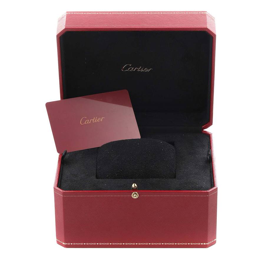Cartier Tank Louis Yellow Gold Leather Strap Mens Watch W1529756