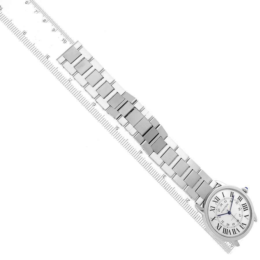 Cartier Ronde Solo XL Silver Dial Automatic Steel Mens Watch W6701011