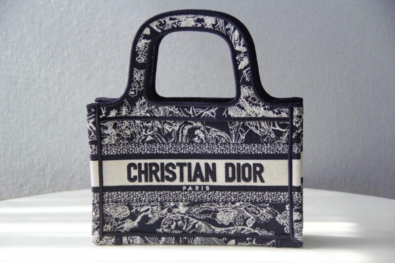 Replica Dior Tote Book Mini Reverse Jouy