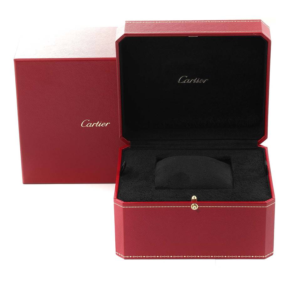 Cartier Pasha Seatimer Rose Gold Black Dial Mens Watch W301980M