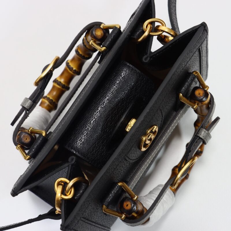 Replica Gucci Diana Small Tote Black