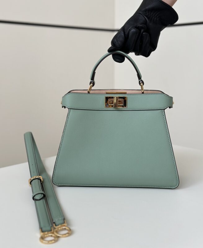 Replica Fendi Peekaboo Medium Light Green