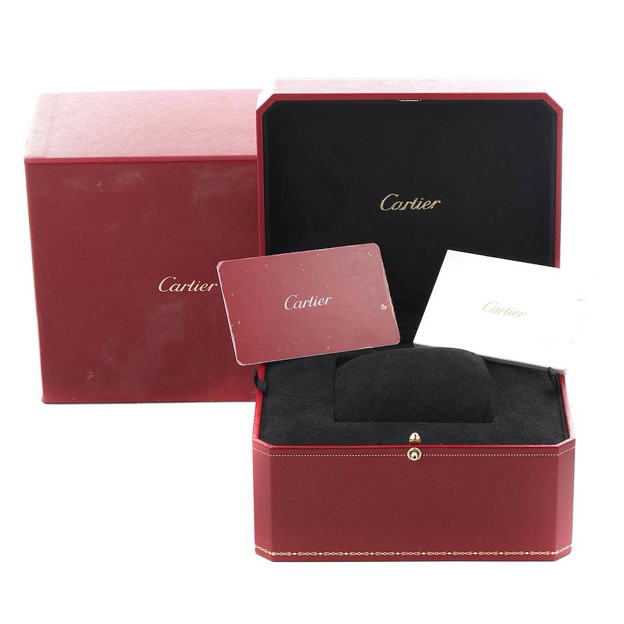Cartier Ballon Bleu 42 Automatic Blue Dial Rose Gold Mens Watch WGBB0036