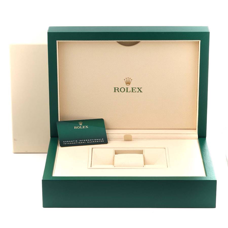 Rolex Day-Date 40 President Platinum Meteorite Diamond Mens Watch 228396